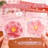 Cute Flower-Shaped Sticky Notes for Students and Journaling