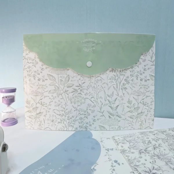 Secure Snap Closure A4 Waterproof Filing Bag and Document Holder