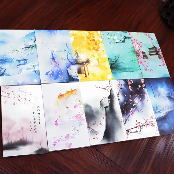 Chinese Ancient Style Mini Notepad Tearable Pocket Memo Pad