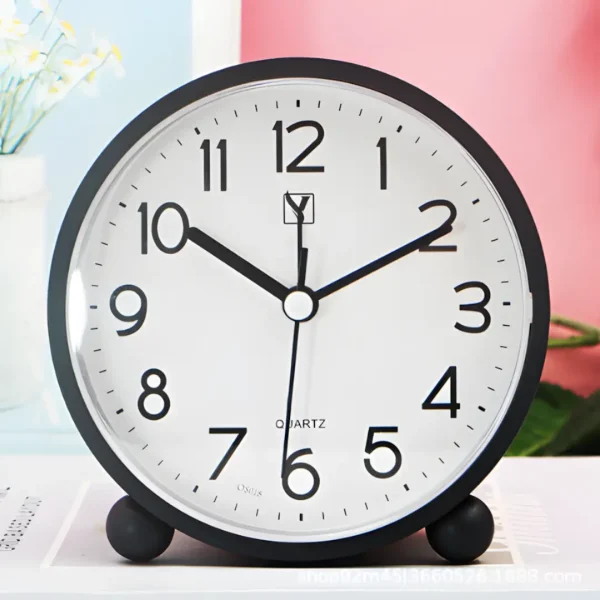 Simple Non Ticking Classic Small Alarm Clock