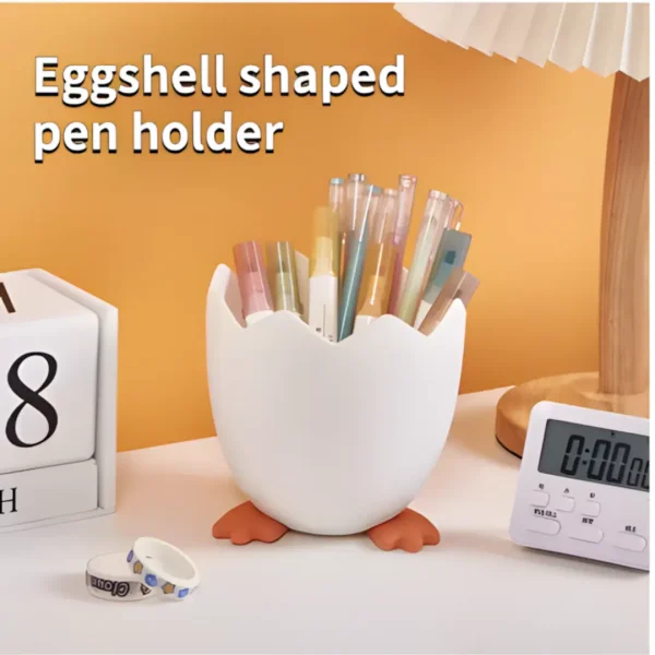 Creative Egg Cup Storage Box Pencil Holder Cosmetic Organizer