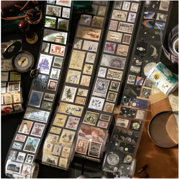 Decorative Stamp Washi Tape for Scrapbooking